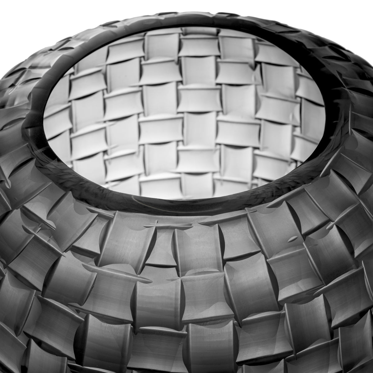 Hand Blown Glass Vase Varese