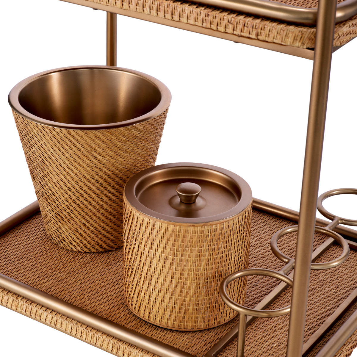 Natural Rattan Trolley Pescara | Cabothousefurniture.com