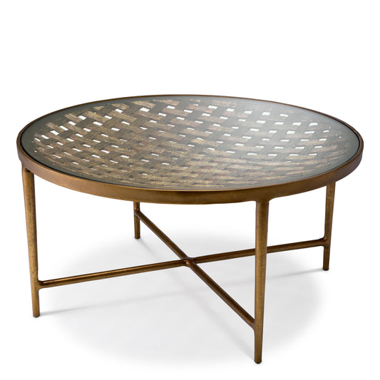 Woven-Patterned Coffee Table Sorrento