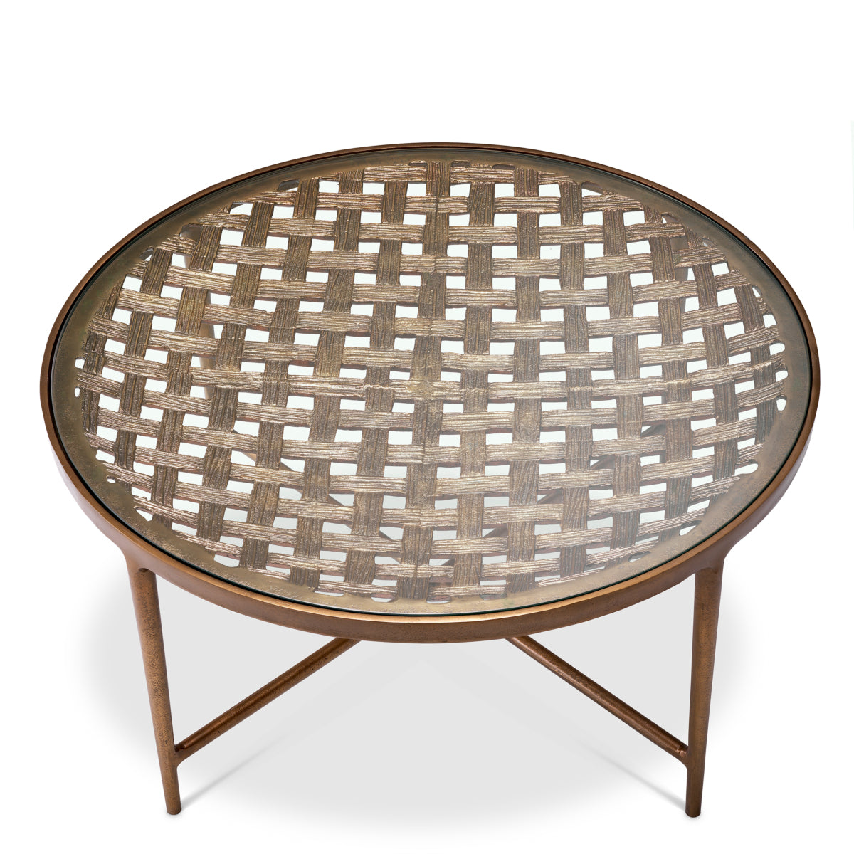 Woven-Patterned Coffee Table Sorrento