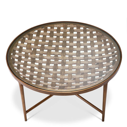 Woven-Patterned Coffee Table Sorrento