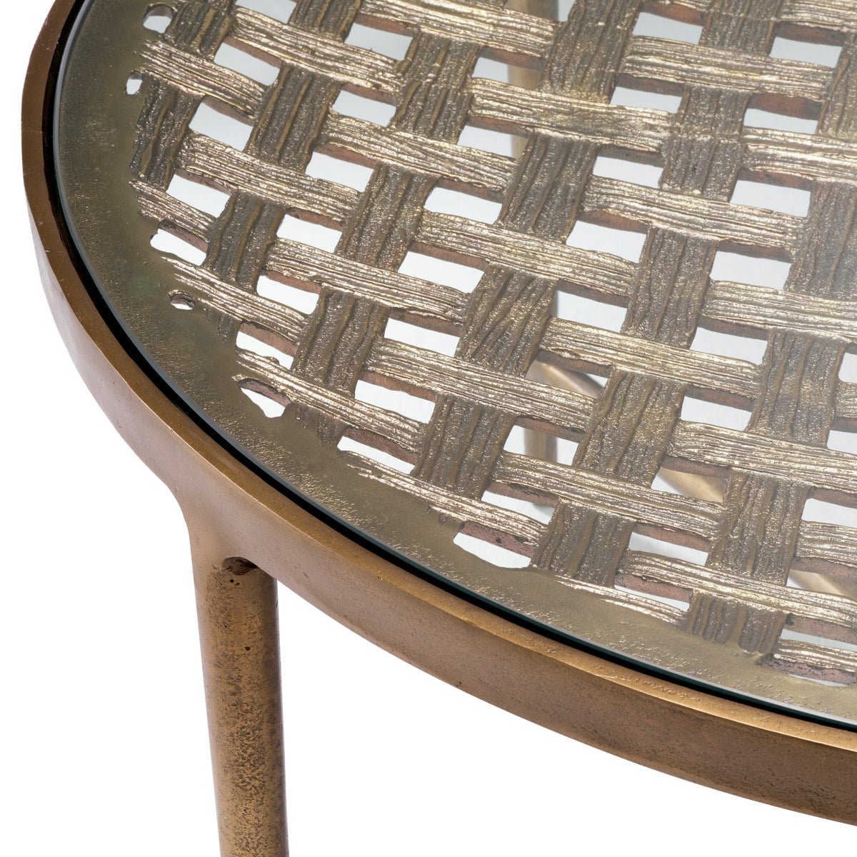 Woven-Patterned Coffee Table Sorrento