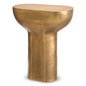 Brass Oval Side Table Cremona