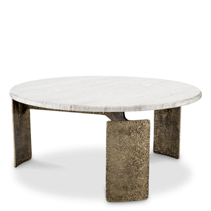 Round Marble Coffee Table Bodega | Cabothousefurniture.com