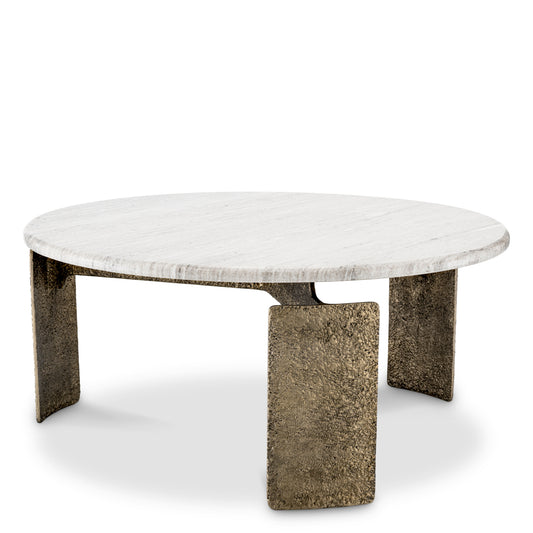 Round Marble Coffee Table Bodega | Cabothousefurniture.com