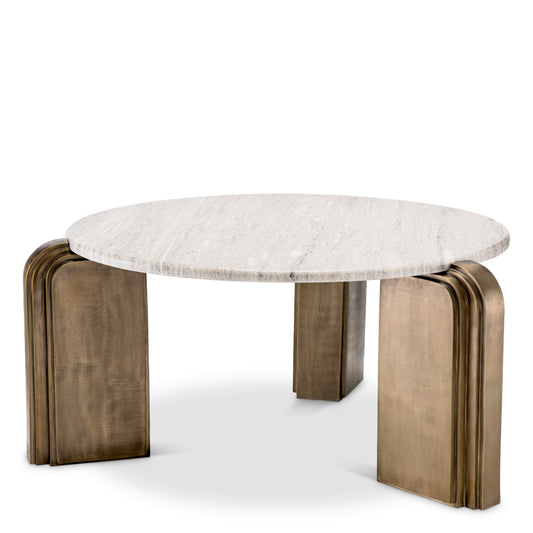 Beige Marble Coffee Table Albion | Cabothousefurniture.com