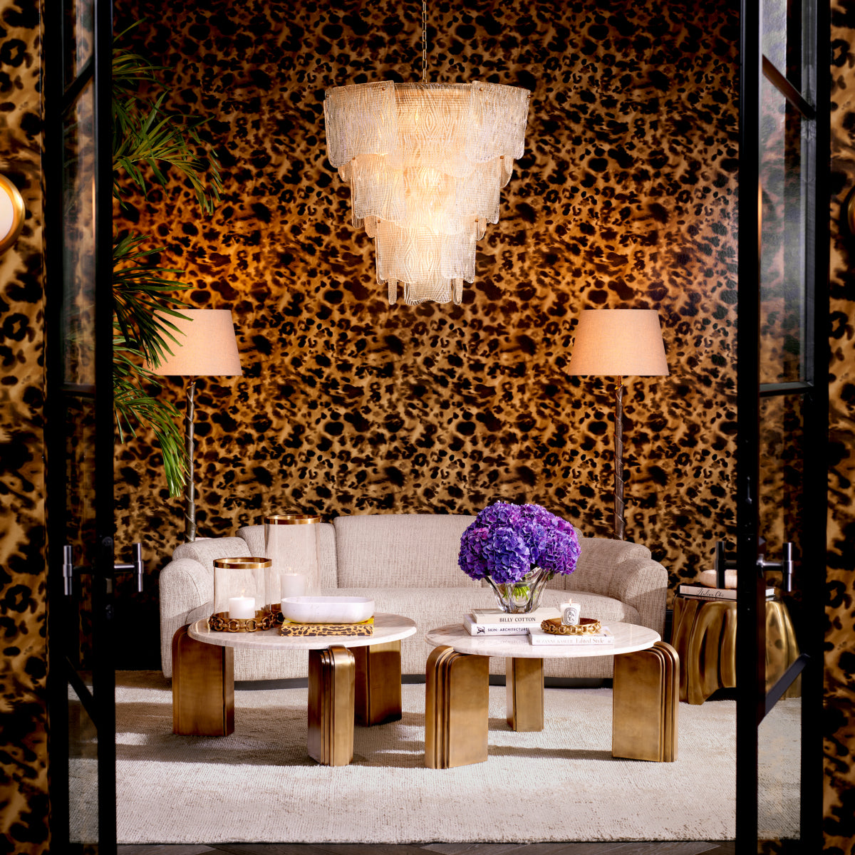 Beige Marble Coffee Table Albion | Cabothousefurniture.com