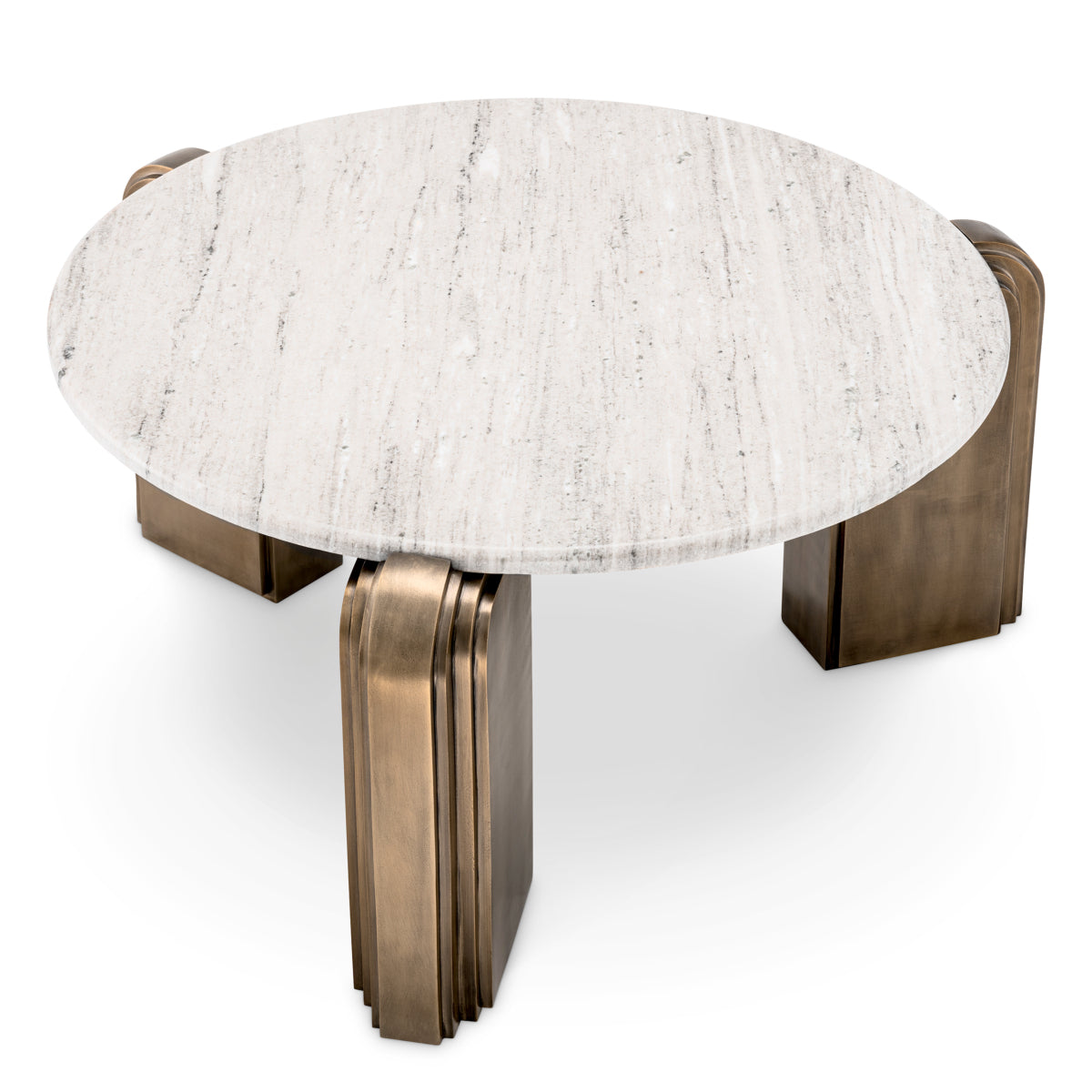 Beige Marble Coffee Table Albion | Cabothousefurniture.com