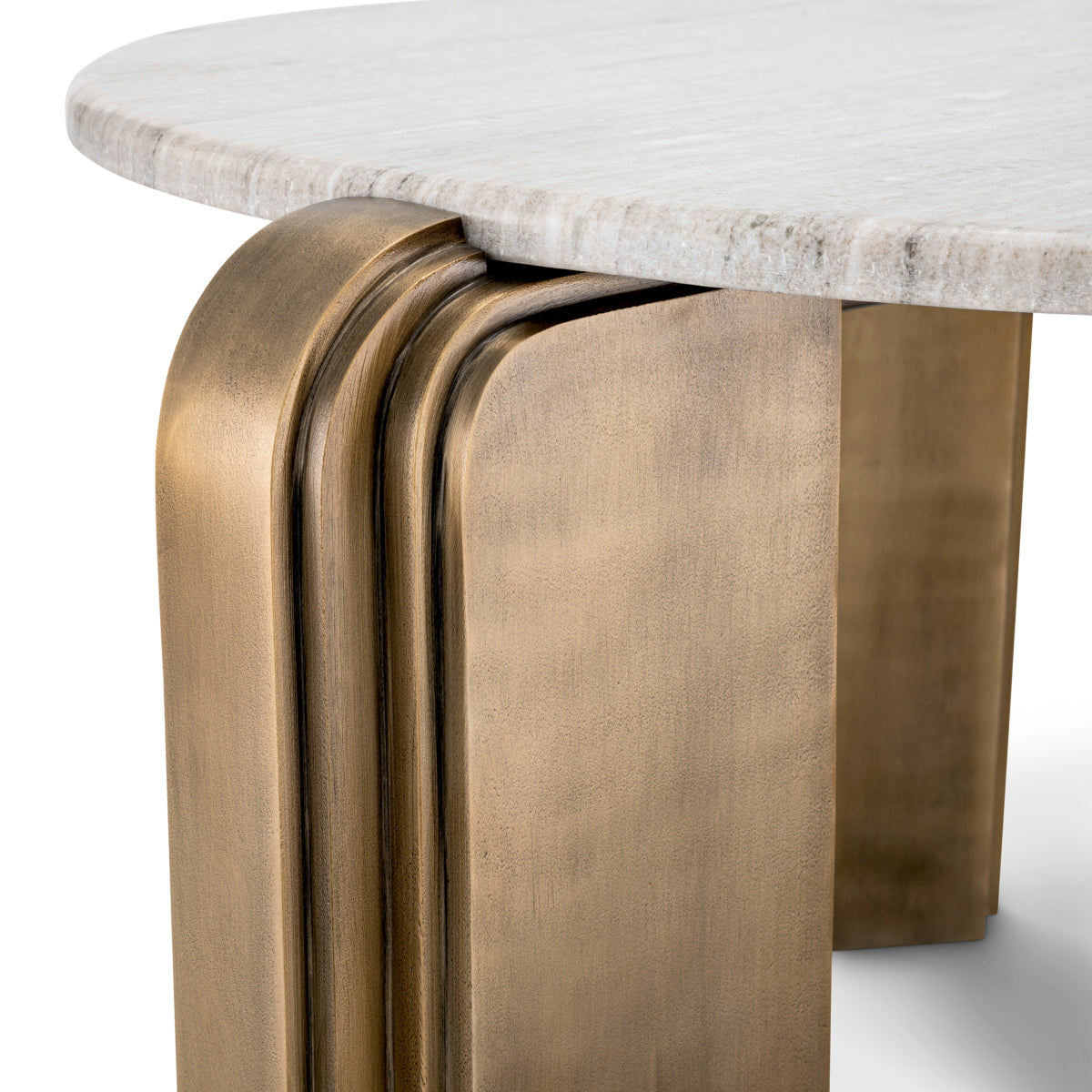 Beige Marble Coffee Table Albion | Cabothousefurniture.com