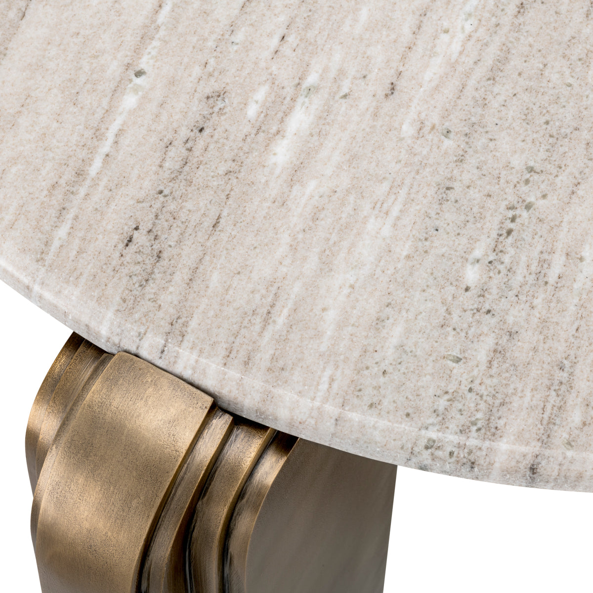Beige Marble Coffee Table Albion | Cabothousefurniture.com