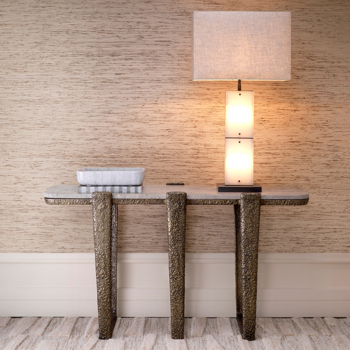 Marble Antique Console Table Orinda | Cabothousefurniture.com