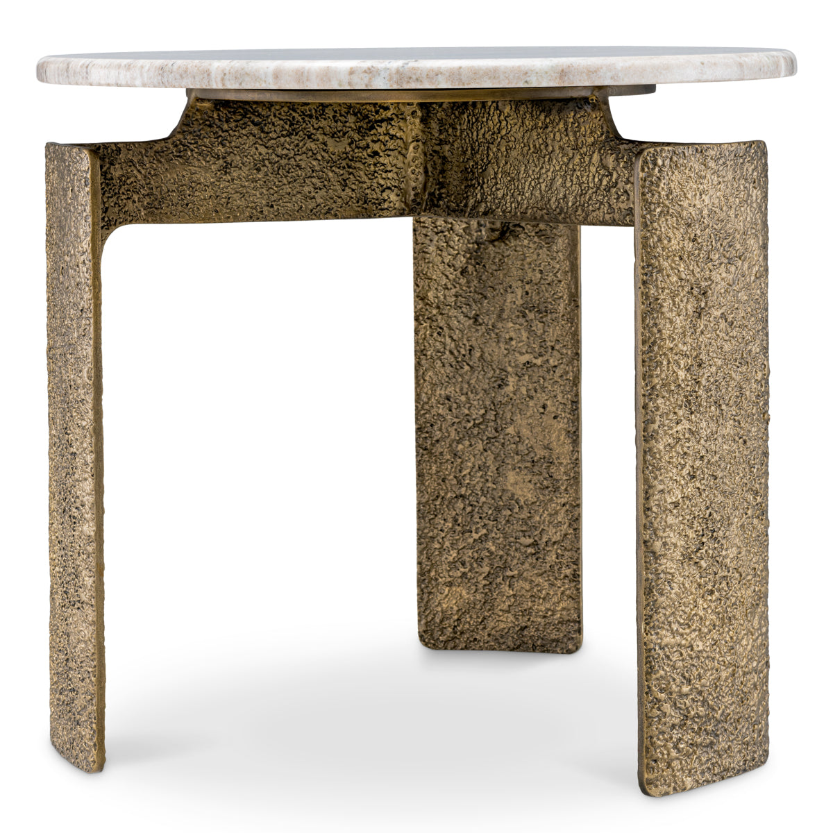 Round Marble Side Table Bodega | Cabothousefurniture.com