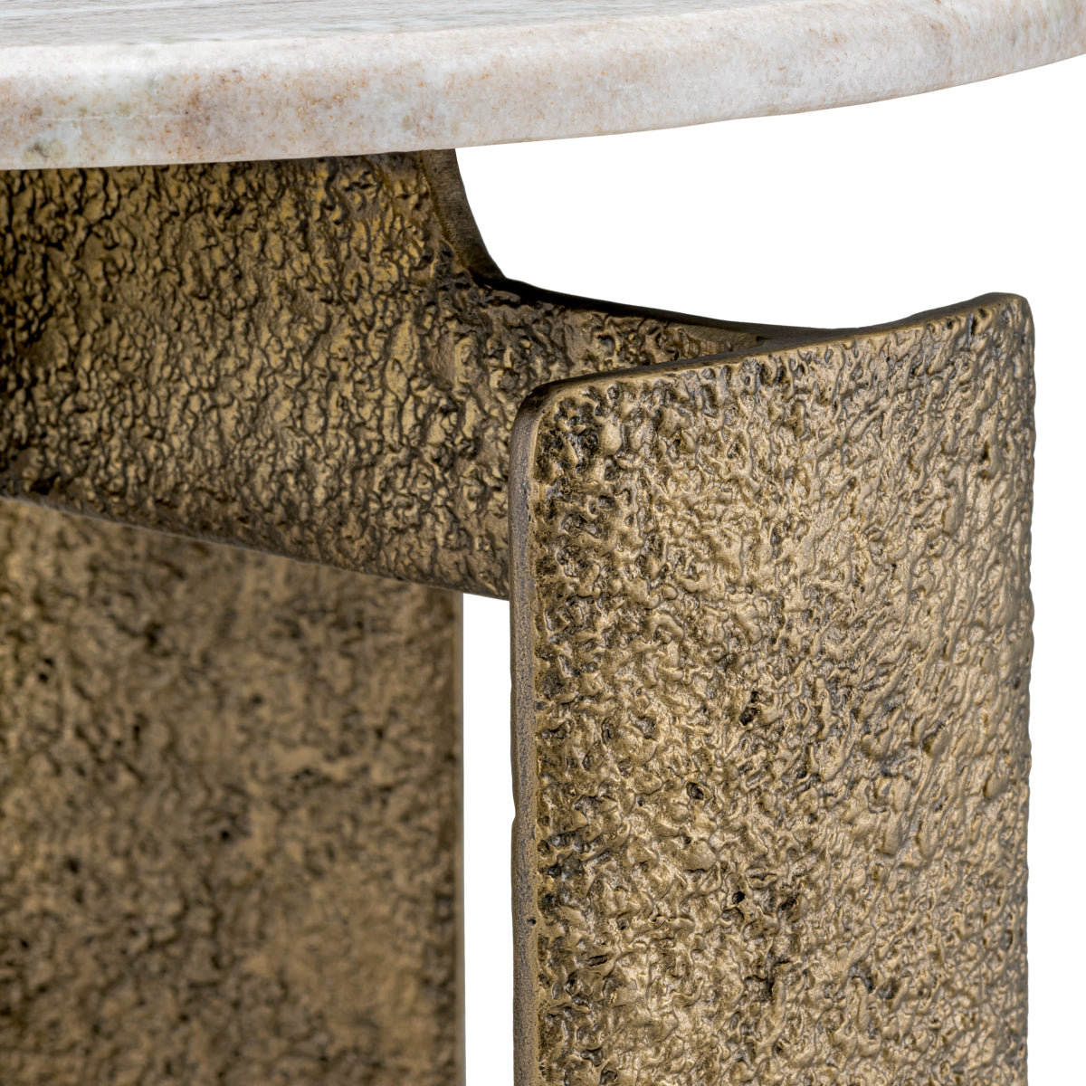 Round Marble Side Table Bodega | Cabothousefurniture.com
