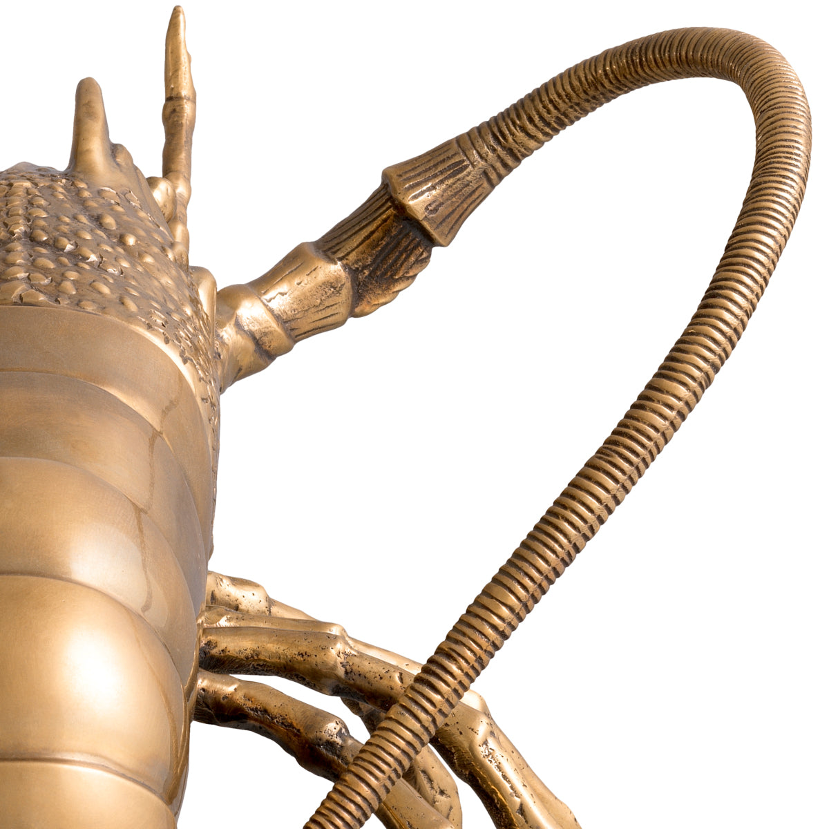 Brass Sculpture Deco Lobster