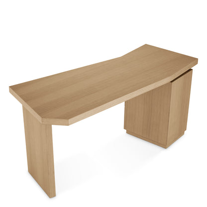Natural Oak 3-Drawer Desk Sarah | Cabothousefurniture.com