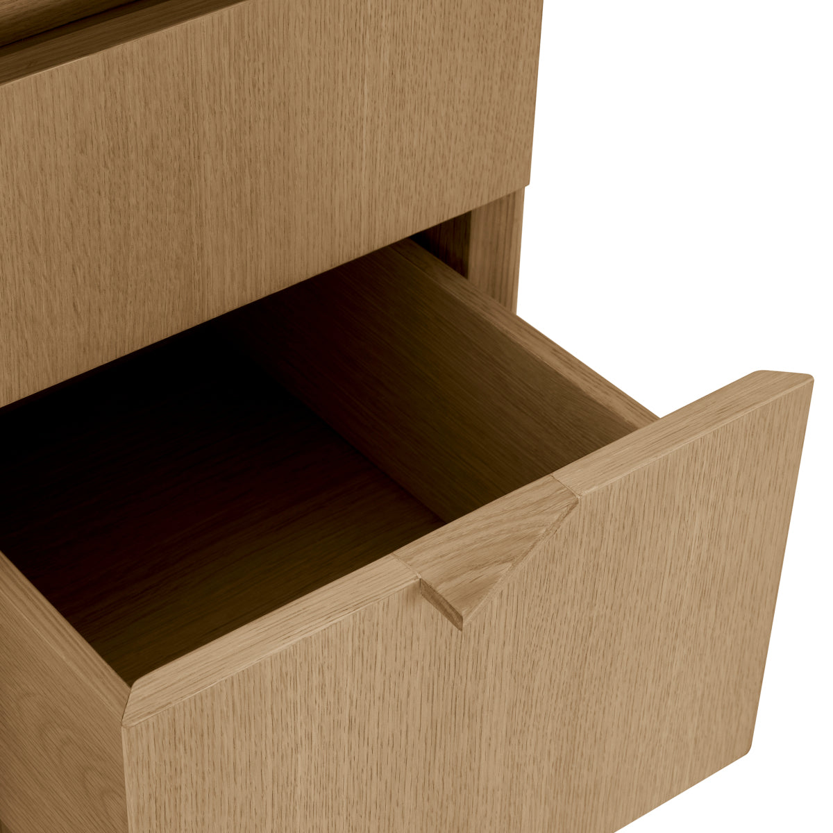 Natural Oak 3-Drawer Desk Sarah | Cabothousefurniture.com