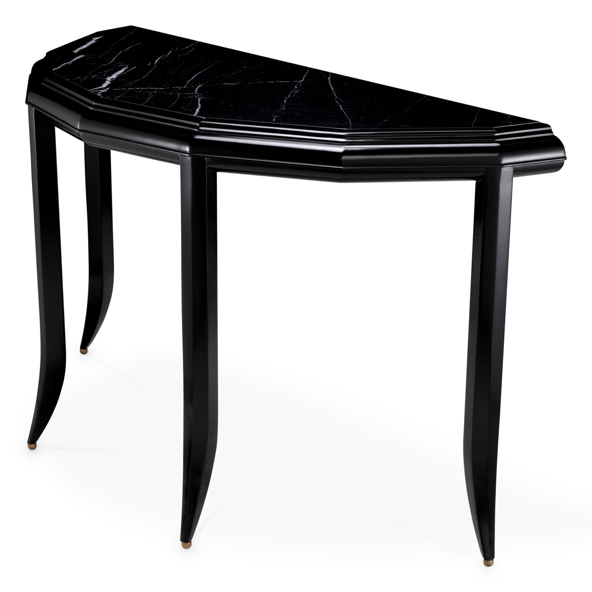 Black Marble Console Table Javier