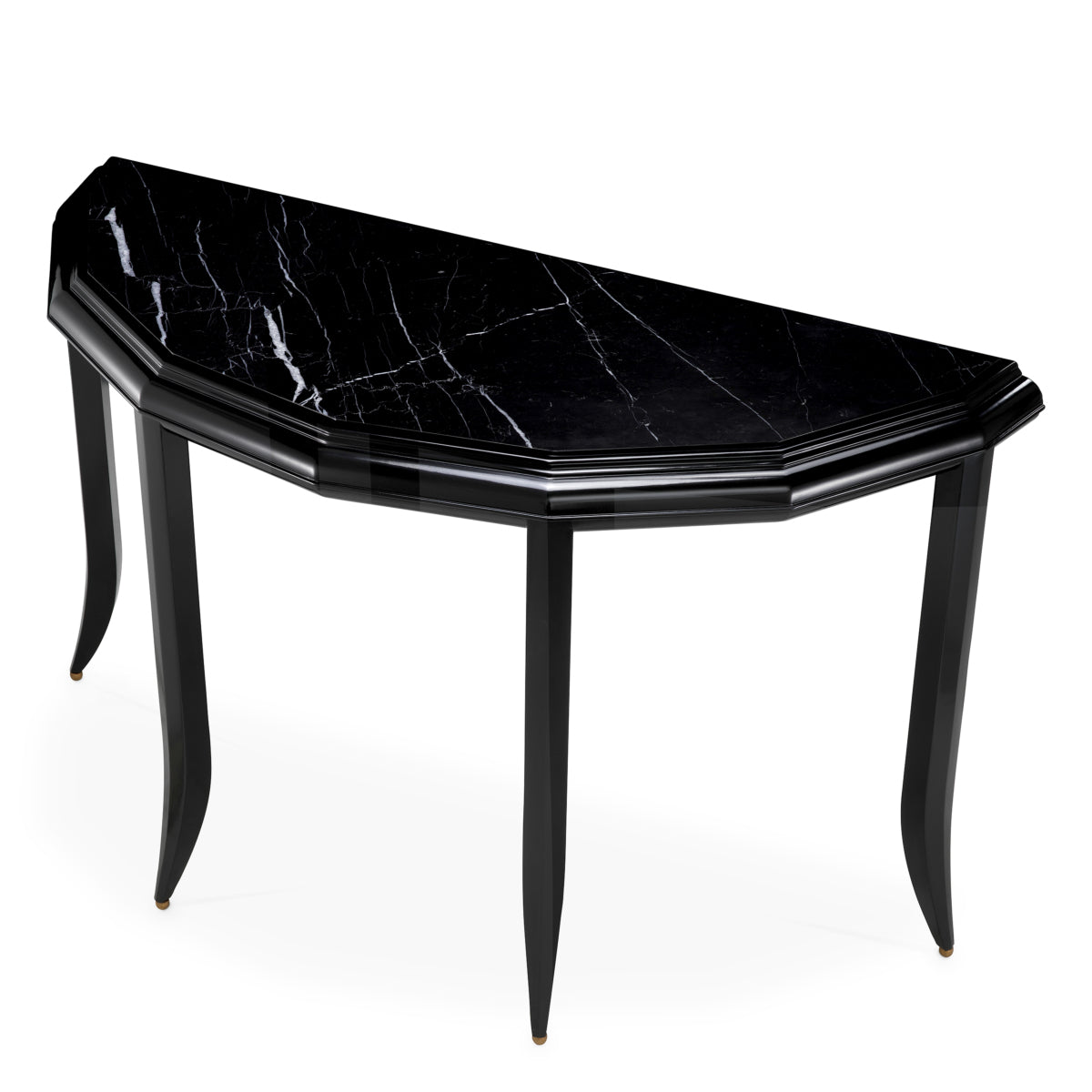 Black Marble Console Table Javier
