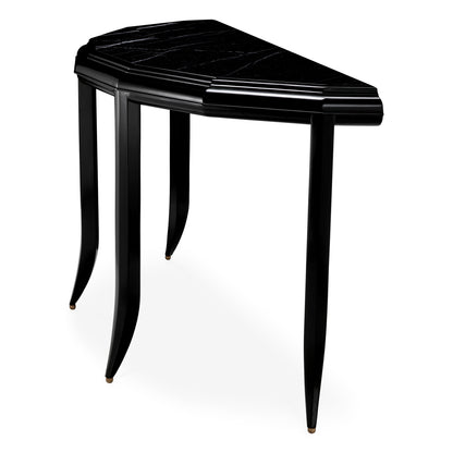 Black Marble Console Table Javier