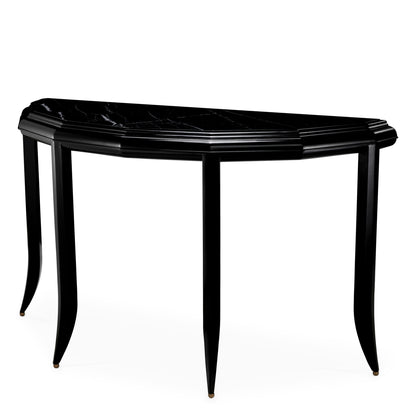 Black Marble Console Table Javier