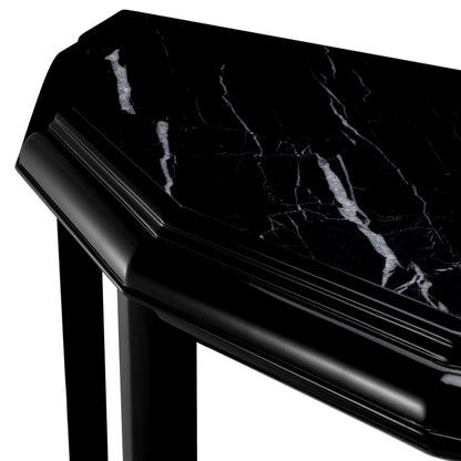 Black Marble Console Table Javier