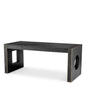 Charcoal Gray Oak Desk Rovigo