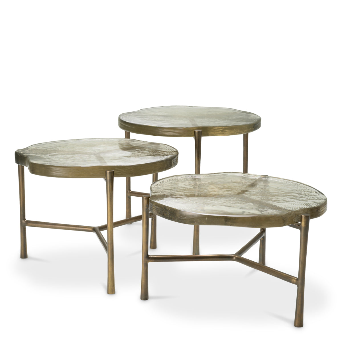 Frosted Glass Coffee Table (3) Baldovini | Cabothousefurniture.com