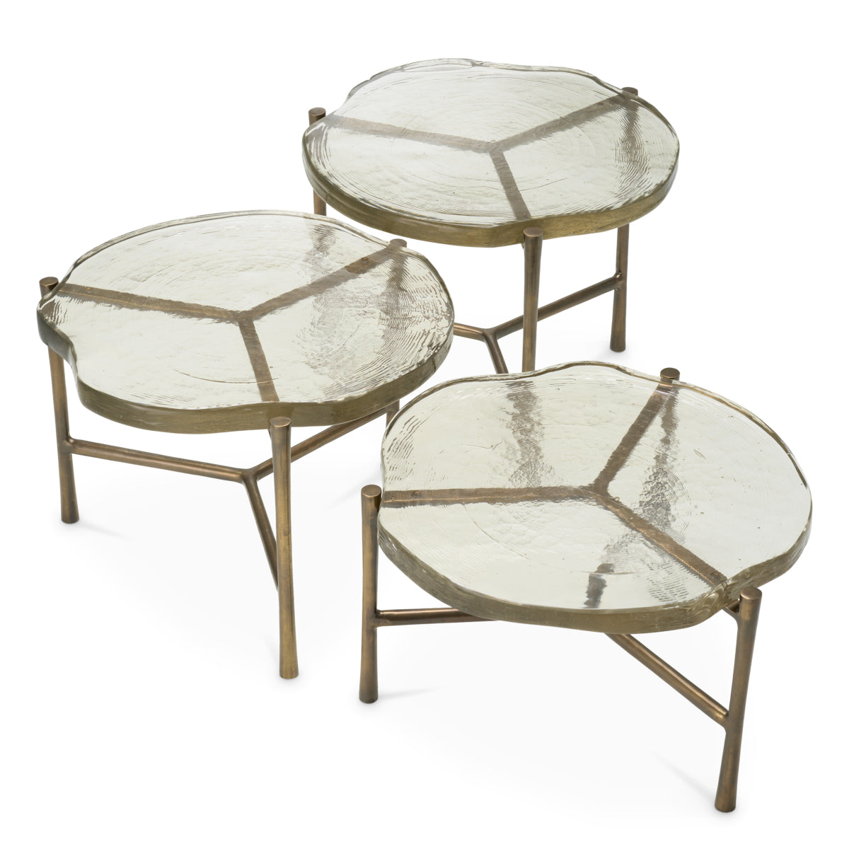 Frosted Glass Coffee Table (3) Baldovini | Cabothousefurniture.com