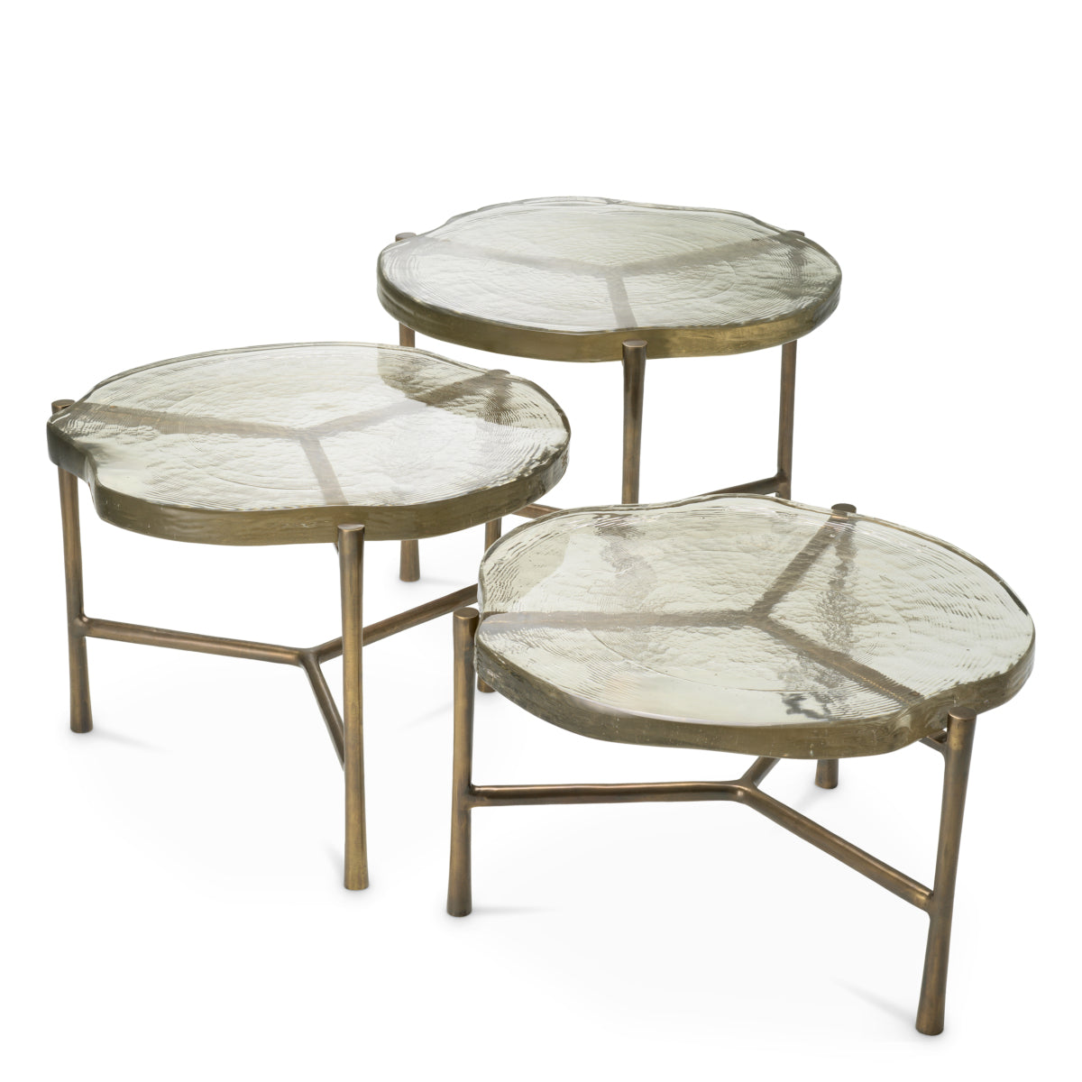 Frosted Glass Coffee Table (3) Baldovini | Cabothousefurniture.com
