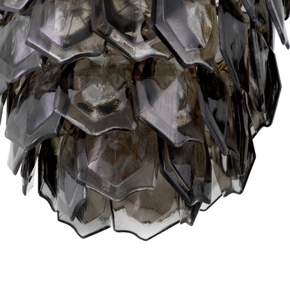 Layered Glass Chandelier Elias | Cabothousefurniture.com