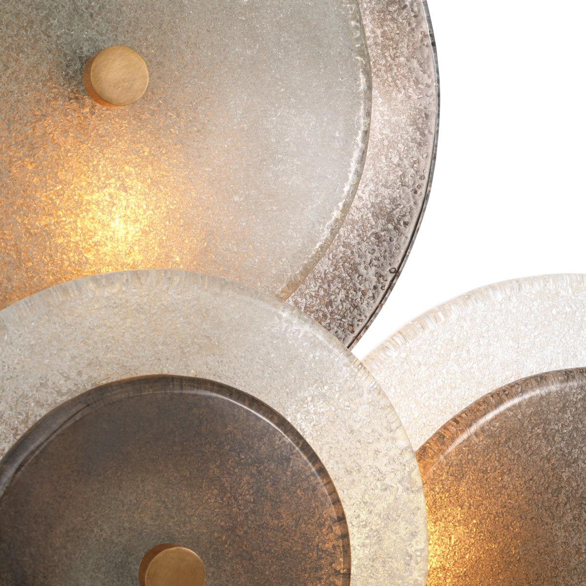 Champagne Disk Wall Lamp Hyde | Cabothousefurniture.com