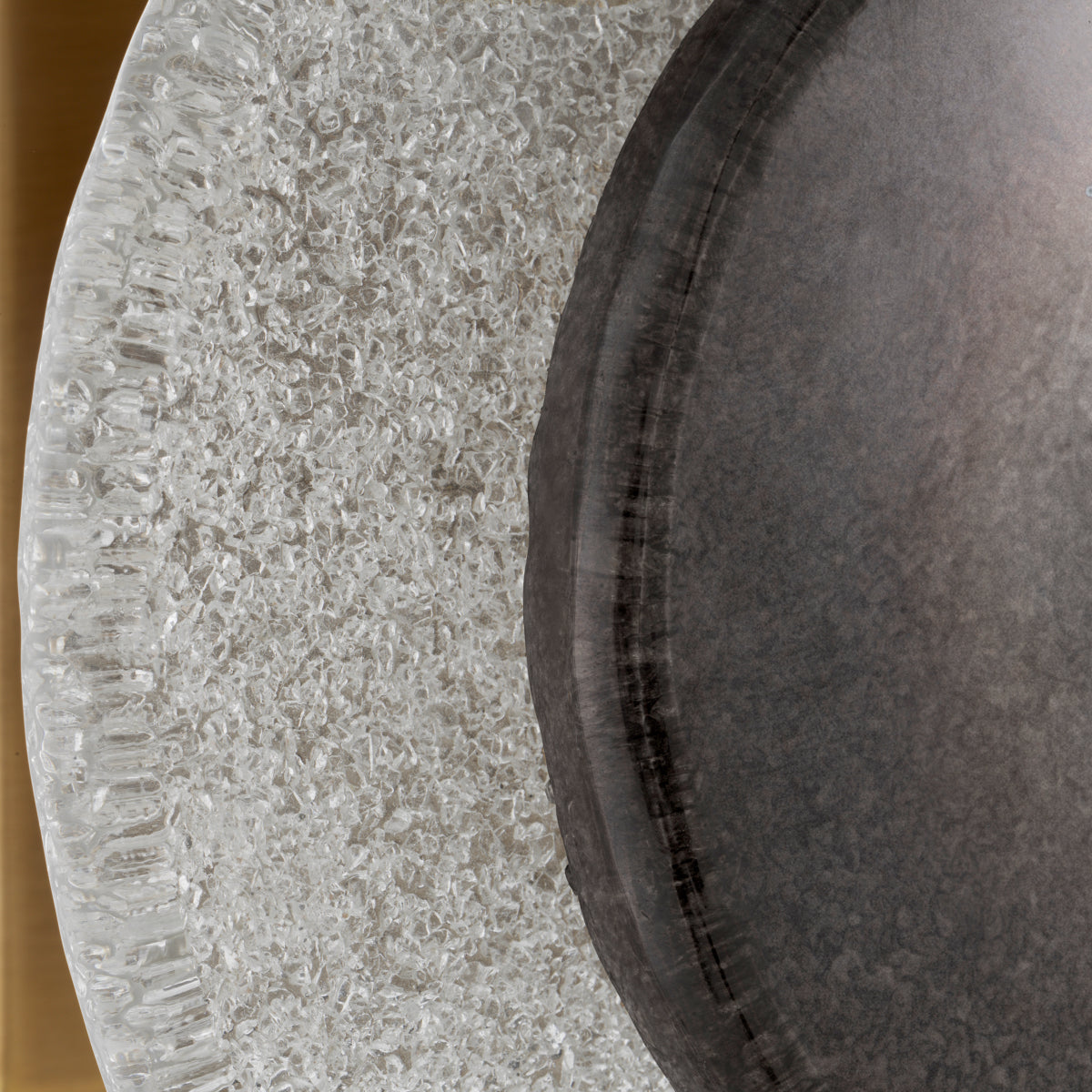 Champagne Disk Wall Lamp Hyde | Cabothousefurniture.com