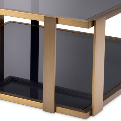 Square Glass Coffee Table Clio | Cabothousefurniture.com