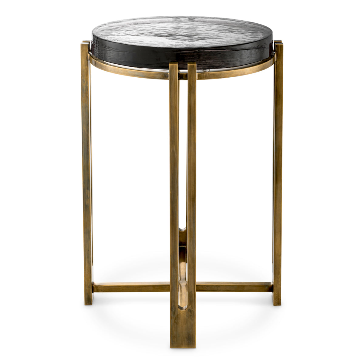 Vintage Glass Side Table Claremont | Cabothousefurniture.com