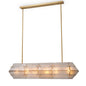 Glass Panels Chandelier Ferrucci | Cabothousefurniture.com