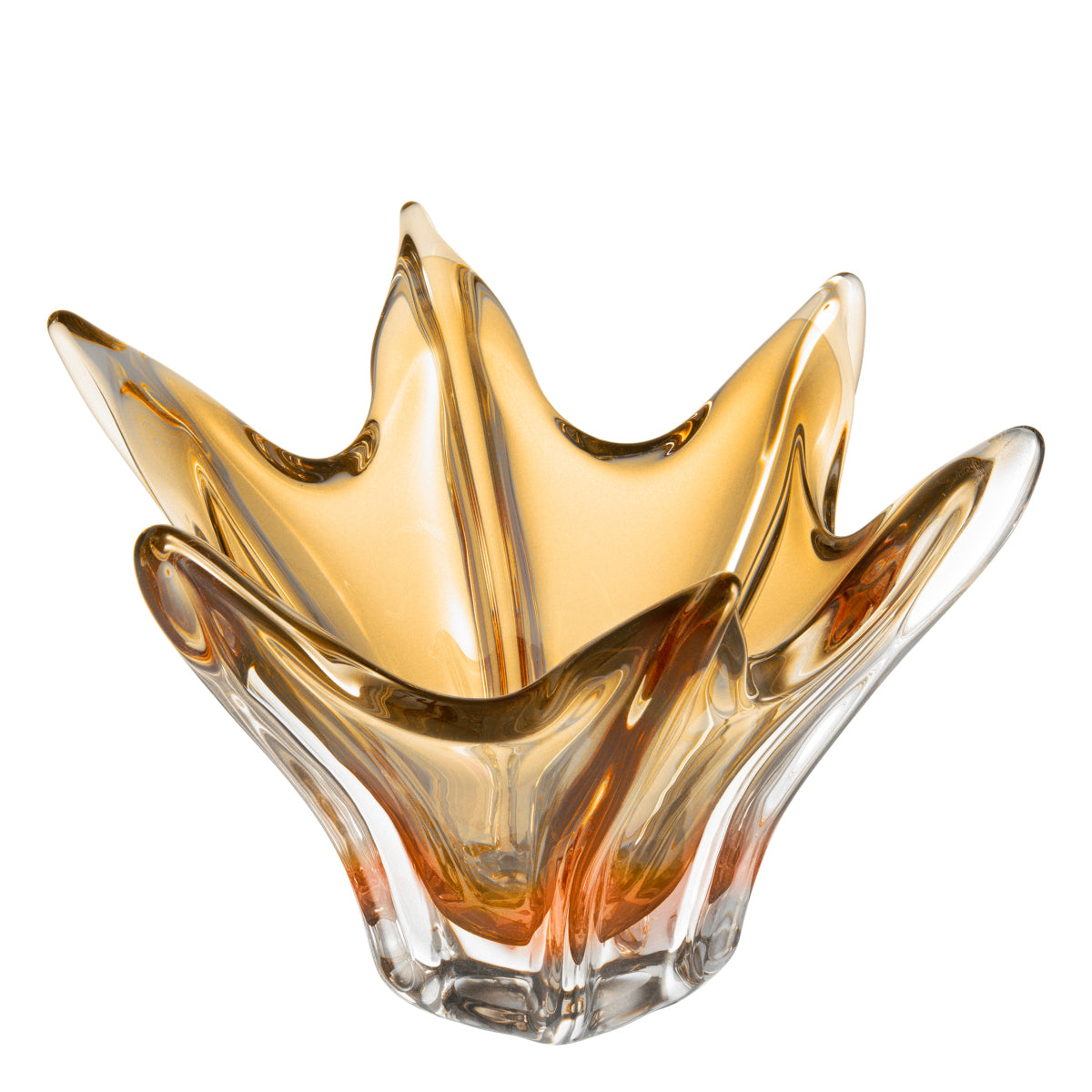 Handblown Glass Modern Bowl Sutter | Cabothousefurniture.com
