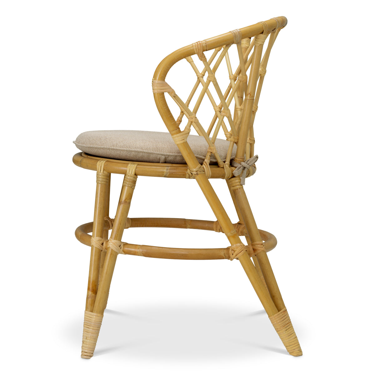 Woven Rattan Dining Chair Alvaro | Cabothousefurniture.com