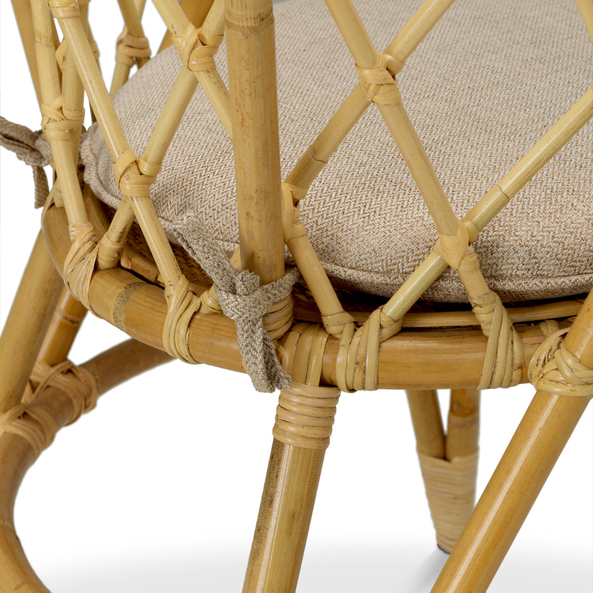 Woven Rattan Dining Chair Alvaro | Cabothousefurniture.com