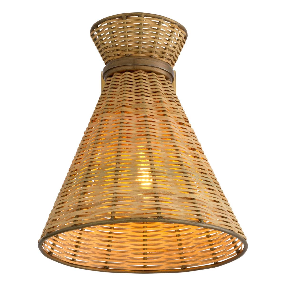 Natural Rattan Wall Lamp Kon Tiki