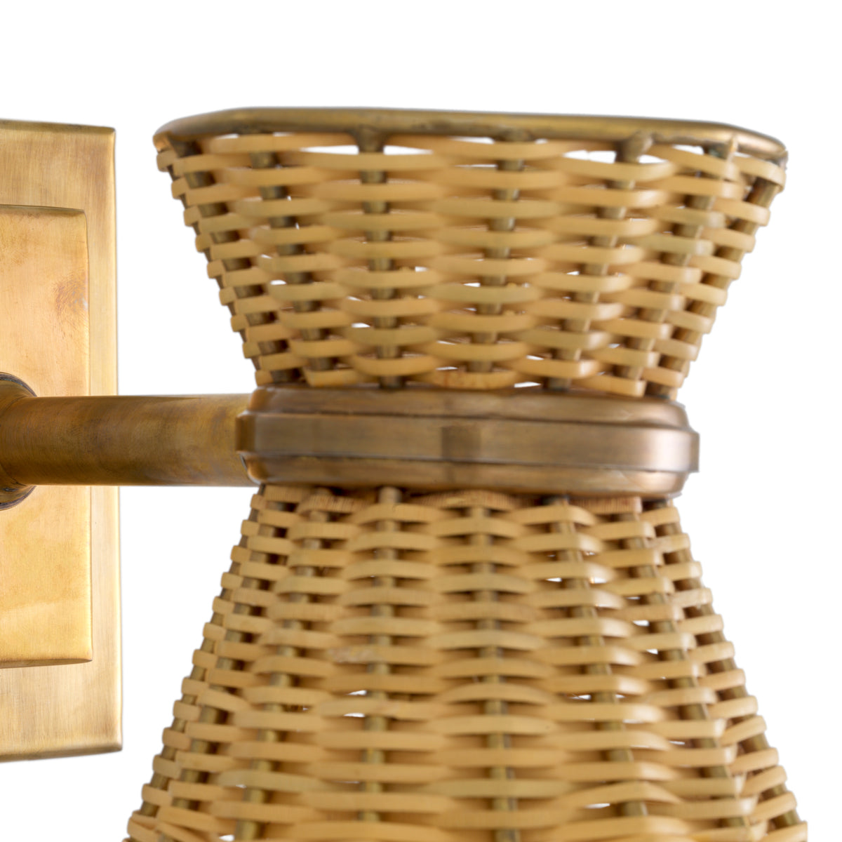 Natural Rattan Wall Lamp Kon Tiki