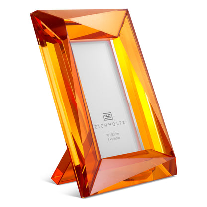 Orange Crystal Picture Frame (2) Obliquity | Cabothousefurniture.com