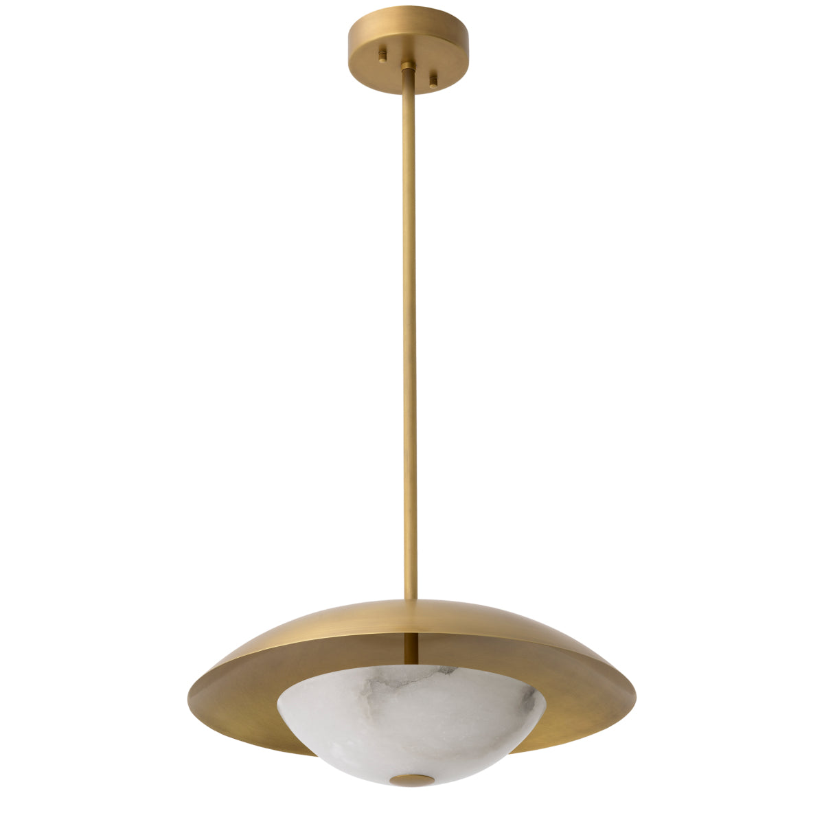 Alabaster Bowl Pendant Lamp Marcona | Cabothousefurniture.com