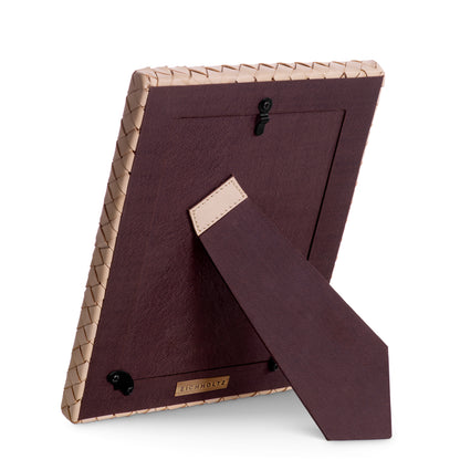 Tan Leather Picture Frames (2) Sintra | Cabothousefurniture.com