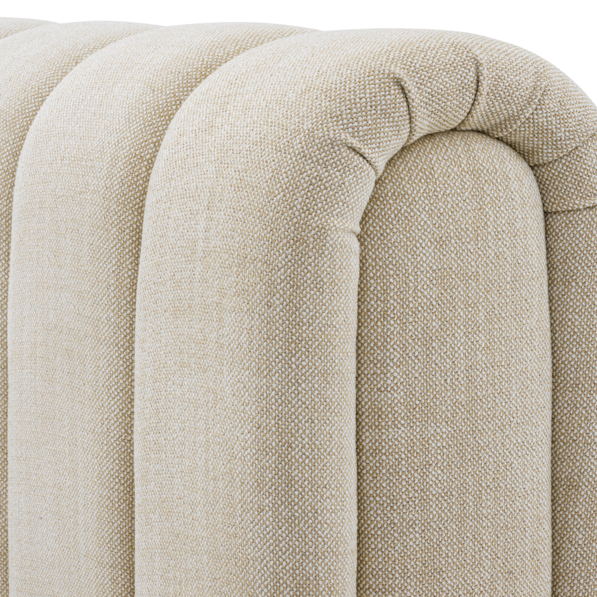 Beige Upholstered Bed Frame Kayden | Cabothousefurniture.com