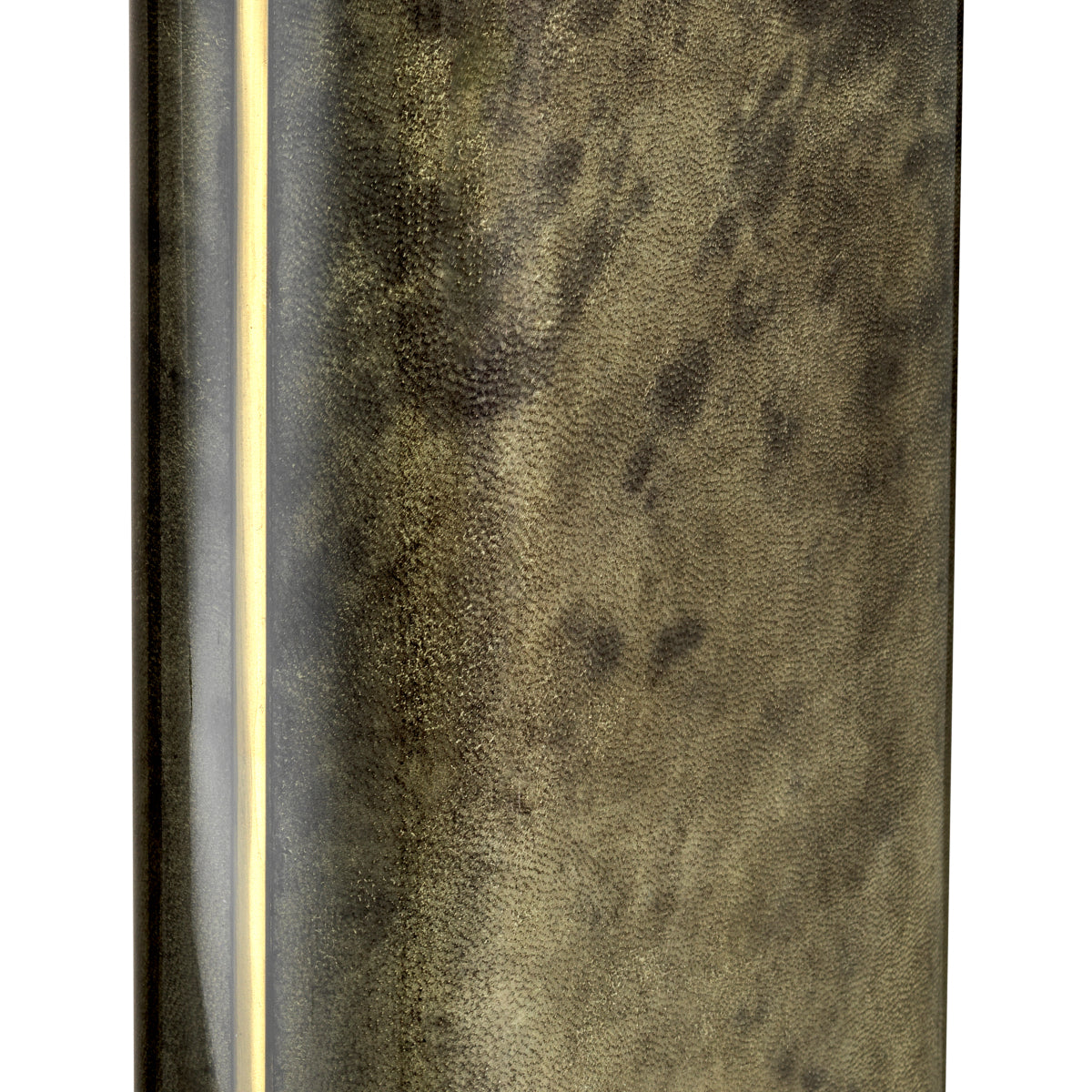 Goat Leather Side Table Manuel | Cabothousefurniture.com