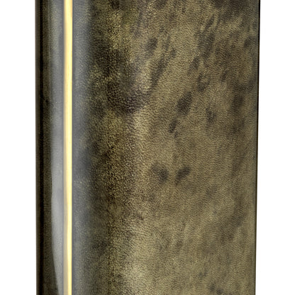 Goat Leather Side Table Manuel | Cabothousefurniture.com