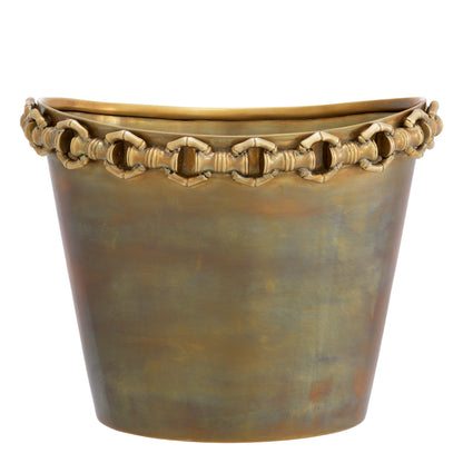 Vintage Brass Wine Cooler Clementine | Cabothousefurniture.com