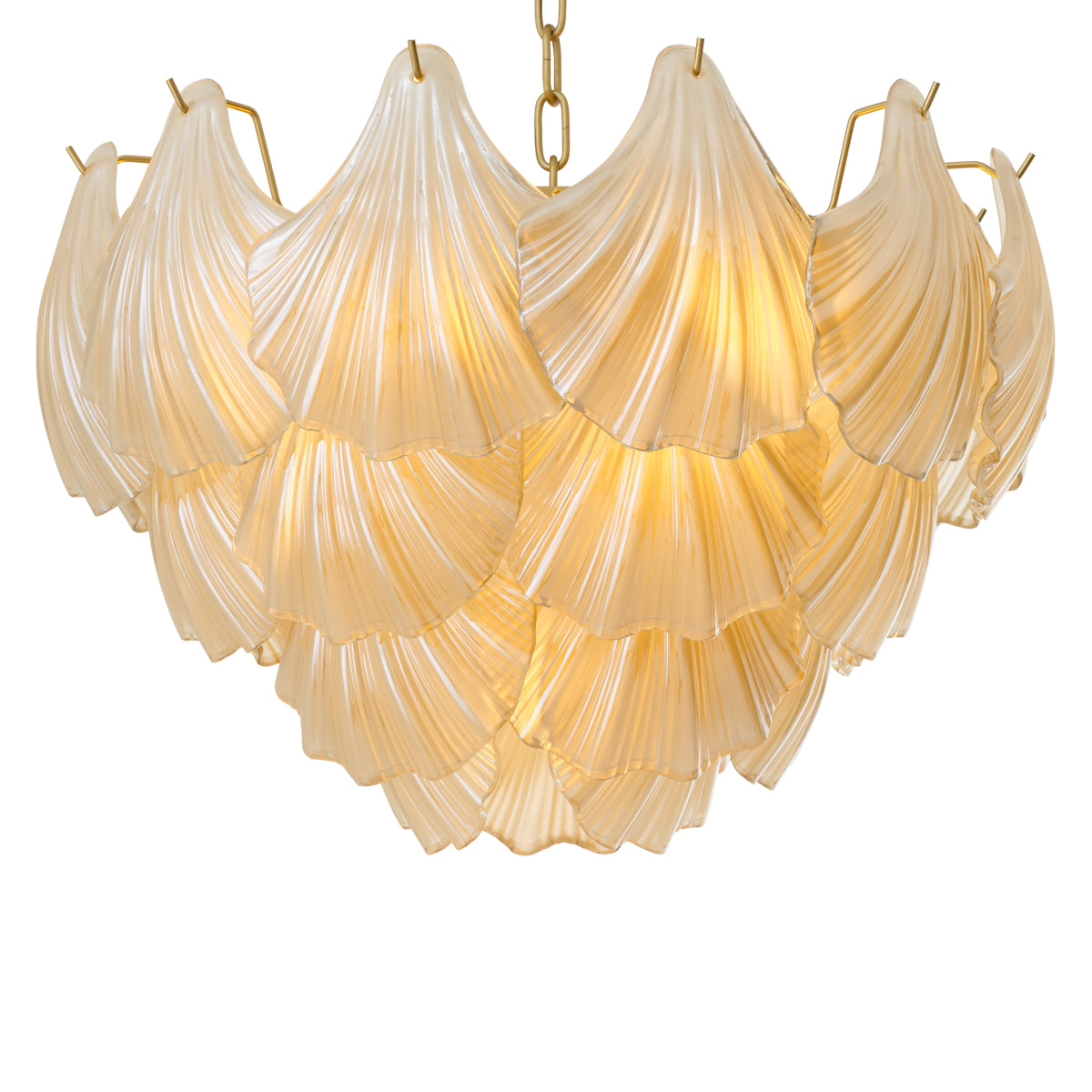 Glass Layered Chandelier Ibiza | Cabothousefurniture.com