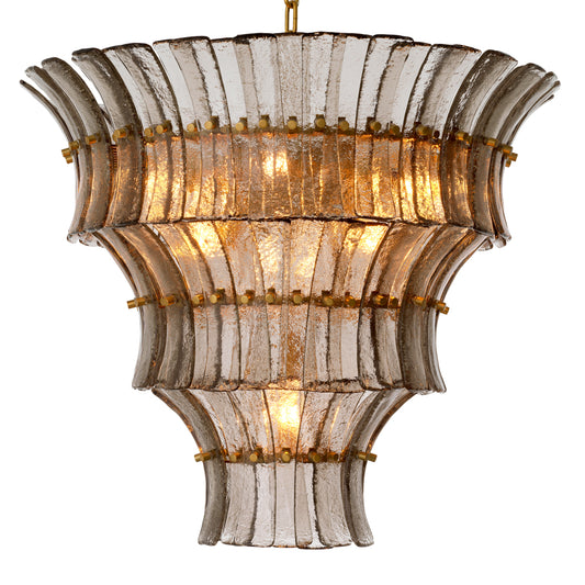 Glass Tiered Chandelier Toscano | Cabothousefurniture.com