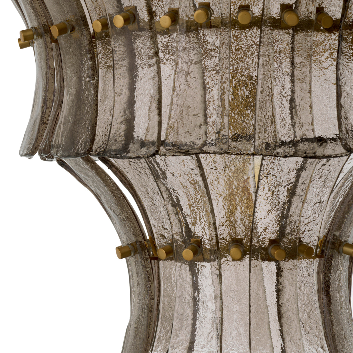 Glass Tiered Chandelier Toscano